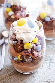 Mini Eggs Easter Brownie Parfaits Recipe Easy Easter Desserts Easter Brownies Easter Dessert