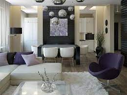 The living room in this image, however, shows you can place two different seating types. 30 Living Room Dining Room Combo Ideas 2021 One For All Living Room Dining Room Combo Living Dining Room Purple Living Room