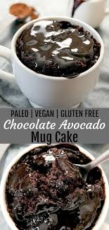 Chocolate Avocado Mug Cake Paleo Vegan Gluten Free Recette Gateau Chocolat Sans Farine Gateau Chocolat Chocolat Sans Farine