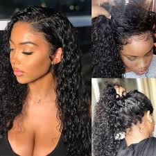 #lacefrontalinstall #wiginstallation #babyhairsonwig tired of crusty baby hairs? Amazon Com Msbeauty Curly Lace Front Wigs For Black Women Brazilian Human Hair Wigs With Baby Hair 150 Density Pre Plucked Natural Hairline Lace Front Wigs Natural Color 24 Inch Beauty