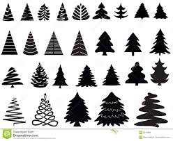All christmas tree vectors below are available in. Illustration About Vector Collection The Silhouette Of Pine Trees Illustration Of Needle Outdoor Pine Tree Silhouette Christmas Tree Drawing Tree Logo Design