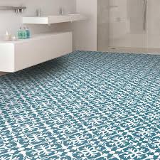 Ivc Brooklyn Teal 13 2 Ft Wide Residential Vinyl Sheet C9705 360k577p158 The Home Depot Vinyl Sheet Flooring Vinyl Flooring Bathroom Vinyl Flooring