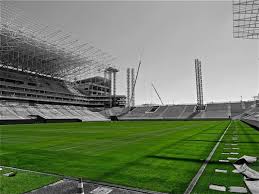 The stadium currently has a capacity of 46,116. Arena Corinthians Sao Paulo 2014 Structurae
