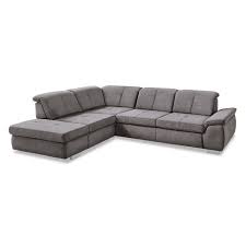 Comfortplan Ecksofa Plank Silber Stoff Corner Sofa Couch Living Room Colors
