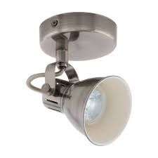 Leds come in a wide variety of sizes and fittings. 96552 Seras Led 1 Light Spotlight Nickel Antique Creme