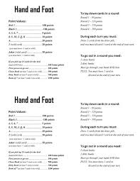 Hand And Foot Score Sheet Template Pictures >> Sample Hand And Foot ...
