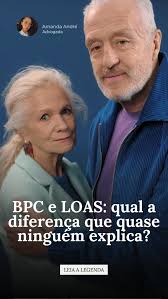 Muita gente confunde BPC com LOAS, mas a verdade é que eles não são a mesma  coisa., ➡️ LOAS é a Lei Orgânica da Assistência Social (Lei nº 8.742/1993).  É a lei que criou e regulamenta vários ...