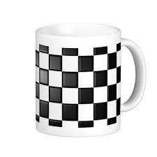 Black And White Checkered Coffee Mugs Black And White Checkered Coffee Mug Zazzle Com Mugs Black And White Checkered
