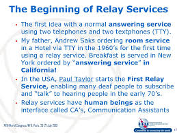 Both the 711 and video. Telecommunications Relay Service Before And After Its Beginnings Ppt Download