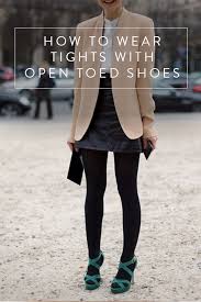 Can I Wear Tights With Open Toed Shoes Open Toe Shoes Outfit Open Toe Boots Outfit Open Toed Shoes