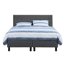 boxspring narvik antraciet 140x200 cm narvik boxsprings grijs