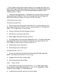 Suatu pipa mengalirkan air dengan debit 1m 3 tiap sekonnya, dan digunakan untuk mengisi bendungan berukuran ( 100 x 100 x 10. Doc Contoh Soal Fisika Fluida Ferianto Sirandan Academia Edu