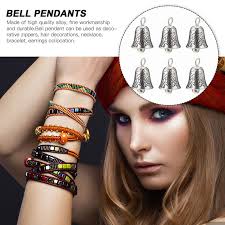 Amazon.com: EXCEART 20pcs Tibetan Silver Bell Charms Pendants Antique  Christmas Jingle Bells Spacer Beads for Door Hangers Xmas Tree Pendant  Wreath Decor Holiday Jewelry Making