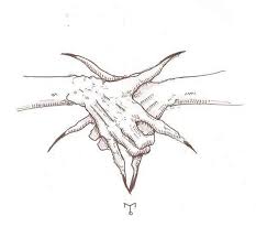 So can a hand signal mean something satanic? Baphomet Hand Sign Creepy Tattoos Occult Tattoo Satanic Tattoos