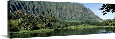 I don't find any tours that take to this garden.we are mostly not planning to rent a car.we plan to opt for taxi from waikiki.suggestions please. Pond In A Garden Hoomaluhia Botanical Garden Kaneohe Oahu Hawaii Wall Art Canvas Prints Framed Prints Wall Peels Great Big Canvas