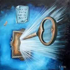 Key Bursting Open Key Hole Quote Walk By Faith Not By Sight Prophetic Art Brought To You By Insider Prophetic Art Worship Prophetic Art Prophetic Painting
