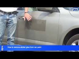How To Remove Sticker Glue From Car Paint Car Painting Sticker Removal How To Remove Glue