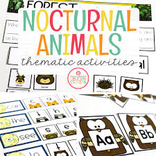 You'll find preschool crafts for household pets, farm animals, winter animals, and more. Nocturnal Animals Unit For Preschool Prek And Kindergarten Mrs Jones Creation Station Store