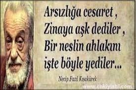 Ey bir aileye bile hükmedemeyen ilerici. Necip Fazil Kisakurek Zina Ile Ilgili Sozleri Historical Figures Books Book Cover