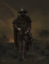Dieselpunk Soldier By Anna Vorona Imaginarydieselpunk Dieselpunk Concept Art Characters Ww1 Art
