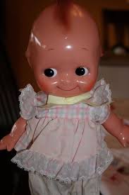 RARE & Vintage 12" hard plastic SEKIGUCHI JAPAN GOOGLY/KEWPIE SUPER! ooak  mint!