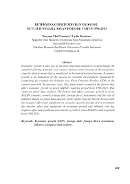 Ekonomi malaysia di bawah etp telah berjaya mengurangkan kebergantungan negara kepada. Pdf Determinasi Pertumbuhan Ekonomi Di Tujuh Negara Asean Periode Tahun 1996 2013