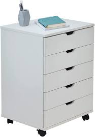 If you like the formal office situation and atmosphere, you can always drawers with this blog. Buy Vicllax 5 Drawer Unit File Cabinet Under Desk Storage Cart For Home Office With Casters White Online In Guatemala B08jv1p1hz