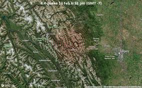 Immigrate to alberta, and experience the mosaic of cultures in edmonton and calgary. Erdbeben Der Starke 4 4 Nordlich Von Banff Alberta Kanada Volcanodiscovery