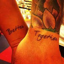 It symbolically represents the unification of your bodies and souls. Couple Tattoo Ideas 20 Matching Couple Tattoos Couple Tattoos Matching Tattoos