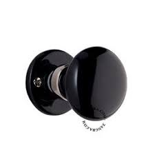 Poignee Double Ronde Pour Porte Porcelaine Noire Poignee De Porte Porcelaine Poignee De Porte Poignee De Porte Ronde