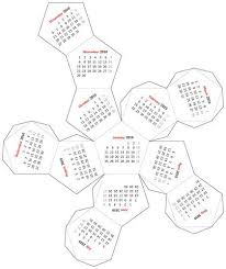 Foldable Dodecahedron With Calendar Bumaga Dlya Origami Instrukciya Po Origami