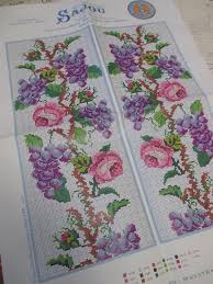 Sajou Vineyards Roses Berlin Woolwork Petit Point Cross Stitch Chart In 2020 Floral Cross Stitch Cross Stitch Patterns Cross Stitch Rose