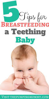 5 Tips For Breastfeeding A Teething Baby Baby Teeth Breastfeeding Baby Sleep Problems
