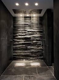 Regenwald Dusche Mit Fels Wandverkleidung Contemporary House Modern House Design Stone Bathroom