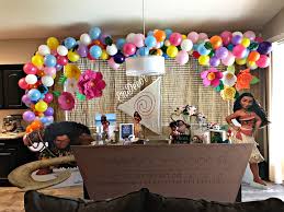 Moana Main Table Party Decor Moana Birthday Party Theme Birthday Party Themes Luau Birthday Party