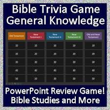 Rd.com knowledge facts you might think that this is a trick science trivia question. Bible Quiz Show Old And New Testament For Powerpoint Or Google Classroom