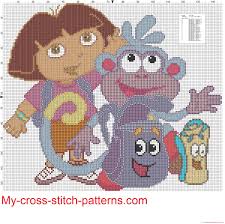 Maybe you would like to learn more about one of these? Dora The Explorer With Friends Cross Stitch Patterns Free Free Cross Stitch Patterns Simple Unique Alphabets Baby