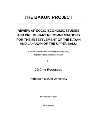 Menurut konvensi, ketua menteri adalah pemimpin partai mayoritas atau partai koalisi terbesar dari majelis negara bagian sarawak. Pdf Review Of Socioeconomic Studies And Preliminary Recommendations For The Resettlement Of The Kayan And Lahanan Of The Upper Balui A Report Submitted To The State Planning Unit Jabatan Ketua Menteri Chief