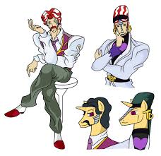 895540 Artist Urusee584 Crossover Daniel J D Arby Flam Flim Flim Flam Brothers Human Humanized Jojo S Bizarre Adventure Ponified Safe Stardust Crusaders Terence T D Arby Derpibooru And while his unbothered attitude may stem from something different, it is none the less there.
