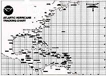 Atlantic Hurricane Tracking Maps