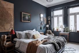 By uniq n · updated about 3 years ago. A Vintage Scandinavian Apartment With Dark Blue Bedroom The Nordroom