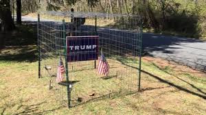Shop for dog electric fences in dog gates, doors, and pens. Election Cycle Family Builds Electric Fence To Protect Trump Lawn Signs Abc News
