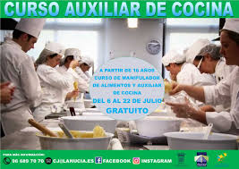 Para su capacitación curso de cocina , es importante tener acceso fácil a los mejores curso de cocina en todo momento. La Nucia Cartel Juventud Curso Aux Cocina 2020 1 Valencia Gastronomica