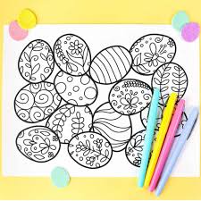 Help kids practice their fine motor skills and strengthening hand muscles with these free printable, easter tracing pages perfect for toddlers. Free Easter Coloring Page Printables Pretty Providence