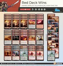 This new version does a nice job of carrying forward everyones favorite qualities of red deck wins. Mtggoldfish On Twitter Instant Deck Tech Red Deck Wins Standard Https T Co 4df28kwijq Instantdecktech