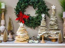 Diy Book Page Christmas Trees Book Christmas Tree Unique Christmas Decorations Alternative Christmas Tree