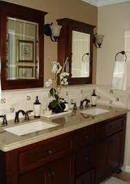 This bright and fresh bathroom is one of many bathroom design ideas that help you to incorporate rustic bathroom decor while keeping the colors fresh and bright. Small Bathroom Sink Decor Ideas Novocom Top