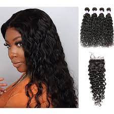 See more ideas about natural hair styles, hair styles, weave hairstyles. Popular Malaysian Natural Wavy Human Hair Weaves 4 Pcs Match With 1 Pcs Lace Closure Socoosohairwig