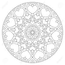 Diese herz mandalas werden dir garantiert zusagen. Malvorlagen Mandala Herzen Coloring And Malvorlagan
