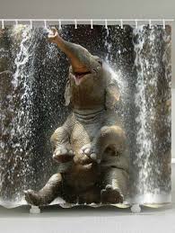 Elephant Bath Print Waterproof Bathroom Shower Curtain Elephant Bath Elephant Shower Curtains Elephant